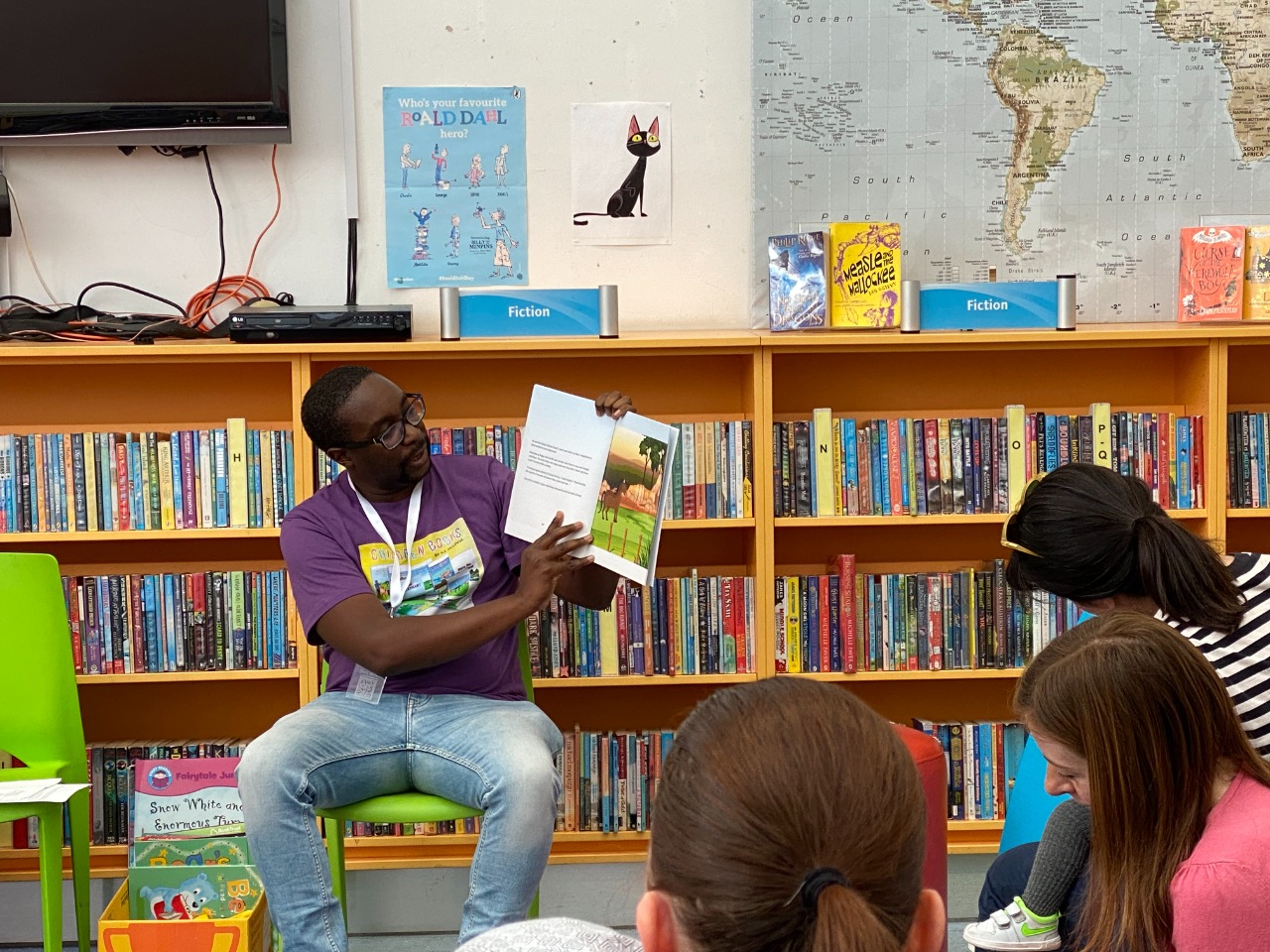 Book readings with K.A. Mulenga Children's Books
